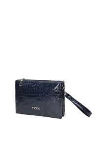 Nobo LAKIEROWANE CROCO - Pochette - granatowy