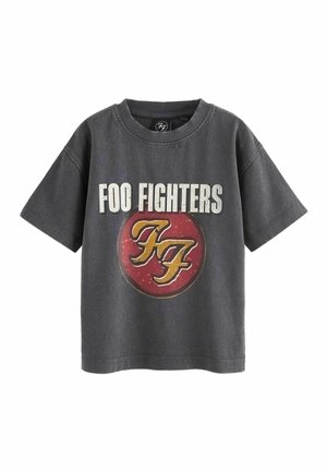 Next FOO FIGHTERS SHORT SLEEVE REGULAR FIT - T-shirt med print - charcoal grey