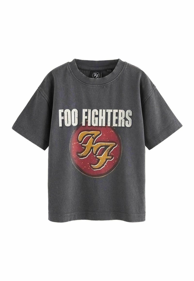 Next FOO FIGHTERS SHORT SLEEVE REGULAR FIT - T-shirts print - charcoal grey