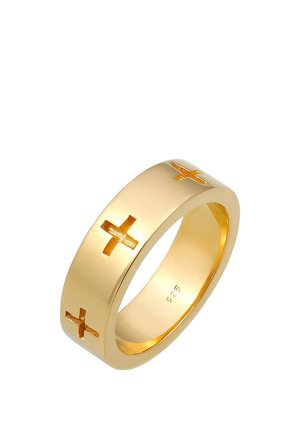 Elli CROSS CUT OUT - Ring - gold-coloured