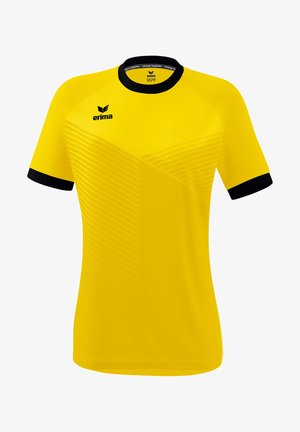 Erima T-Shirt print - gelb schwarz