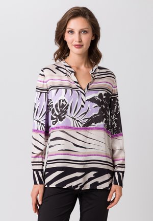 Blouse - sand rose violet schwarz
