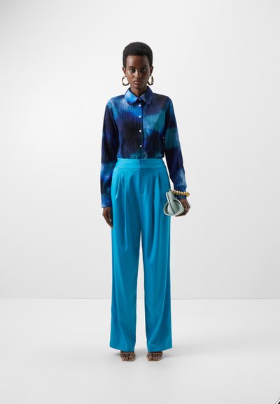 Ahluwalia KORO FITTED - Πουκαμίσα με κουμπιά - blue