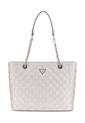 GIULLY GESTEPPT - Handbag - silber