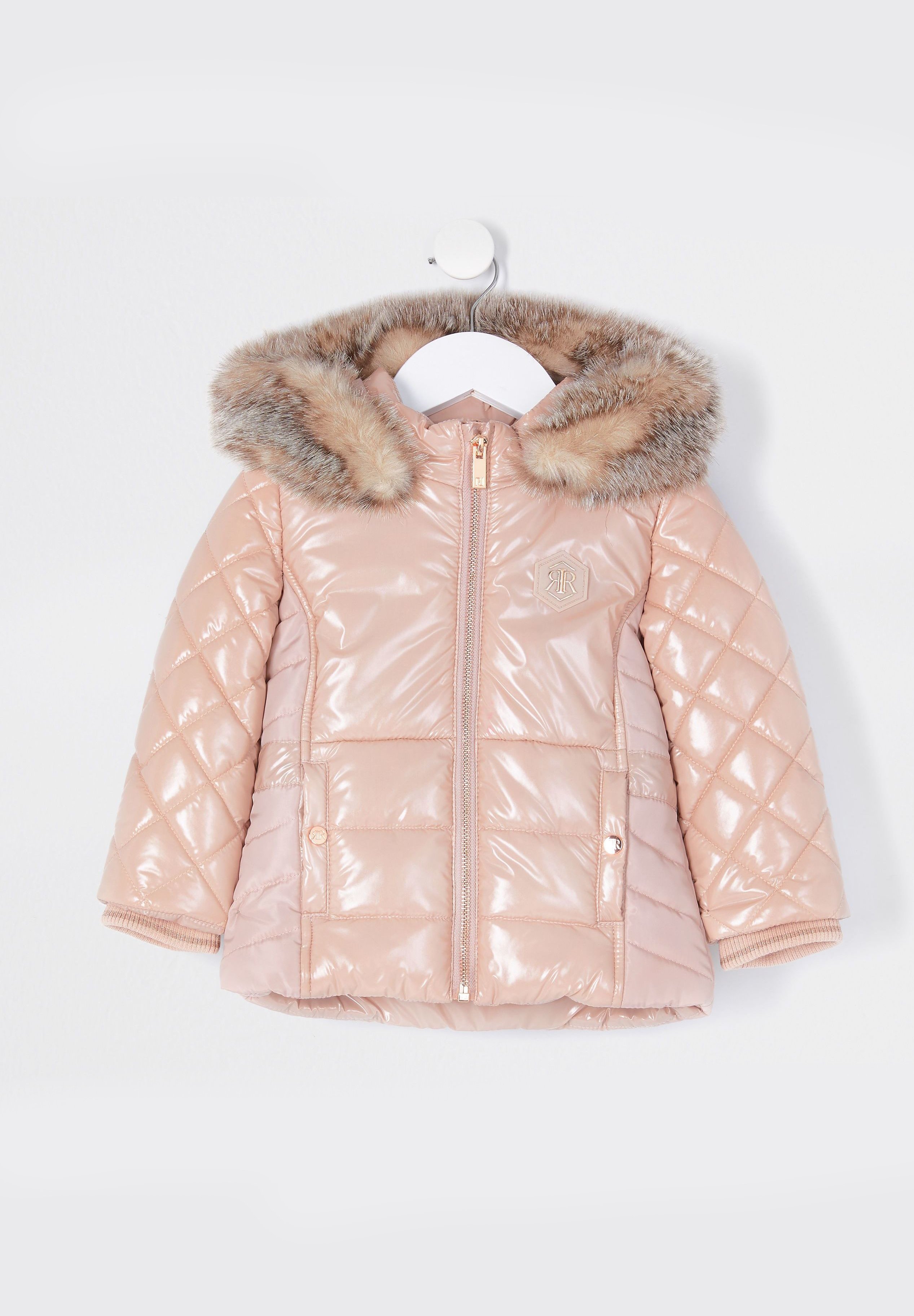 River Island Winterjas light pink, brown Zalando.nl River Island Winterjas light pink, brown Zalando.nl