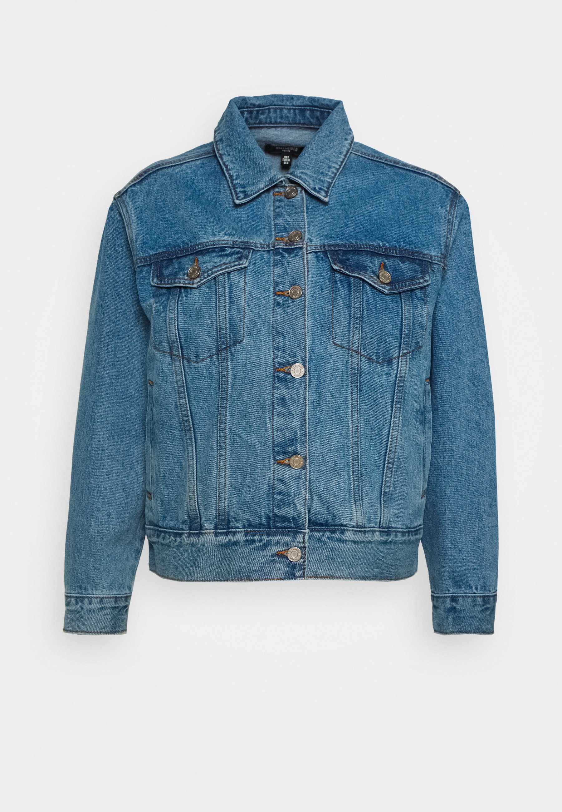 Missguided Petite Jeansjakke stonewash Zalando.no Missguided Petite Jeansjakke - stonewash