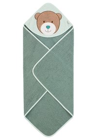 Sterntaler KAPUZENBADETUCH HANDTUCH BEN - Bath towel - mintgrün