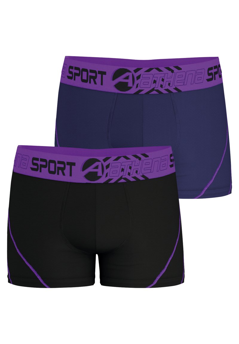 Athena Lot de 2 Air performance - Boxers - noir/marine