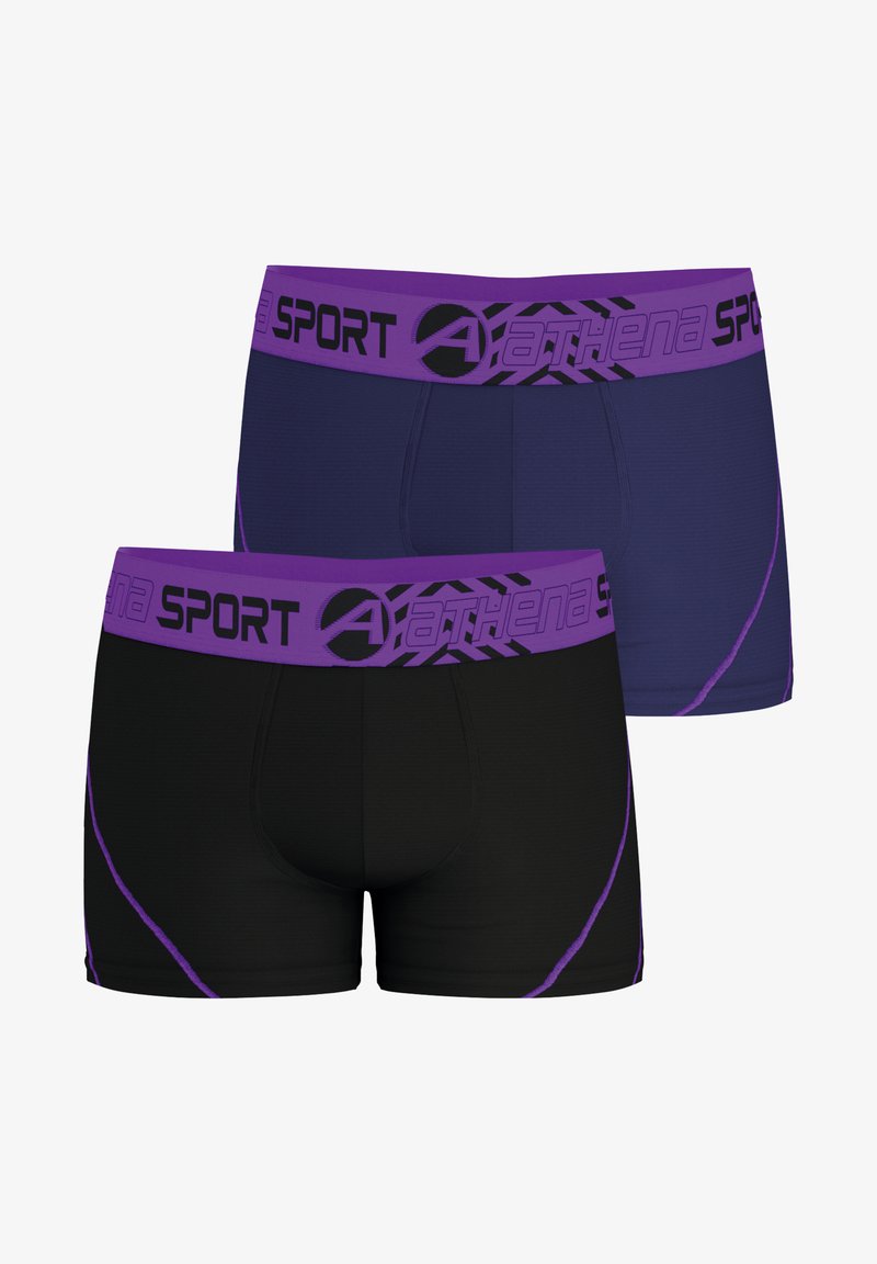 Athena Lot de 2 Air performance - Boxers - noir/marine