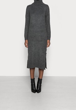 Jumper dress - mottled dark grey