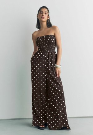 TALL - Salopetă - brown cream