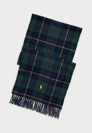 TARTAN WOOL CASHMERE SCARF UNISEX - Scarf - multi-coloured/dark green