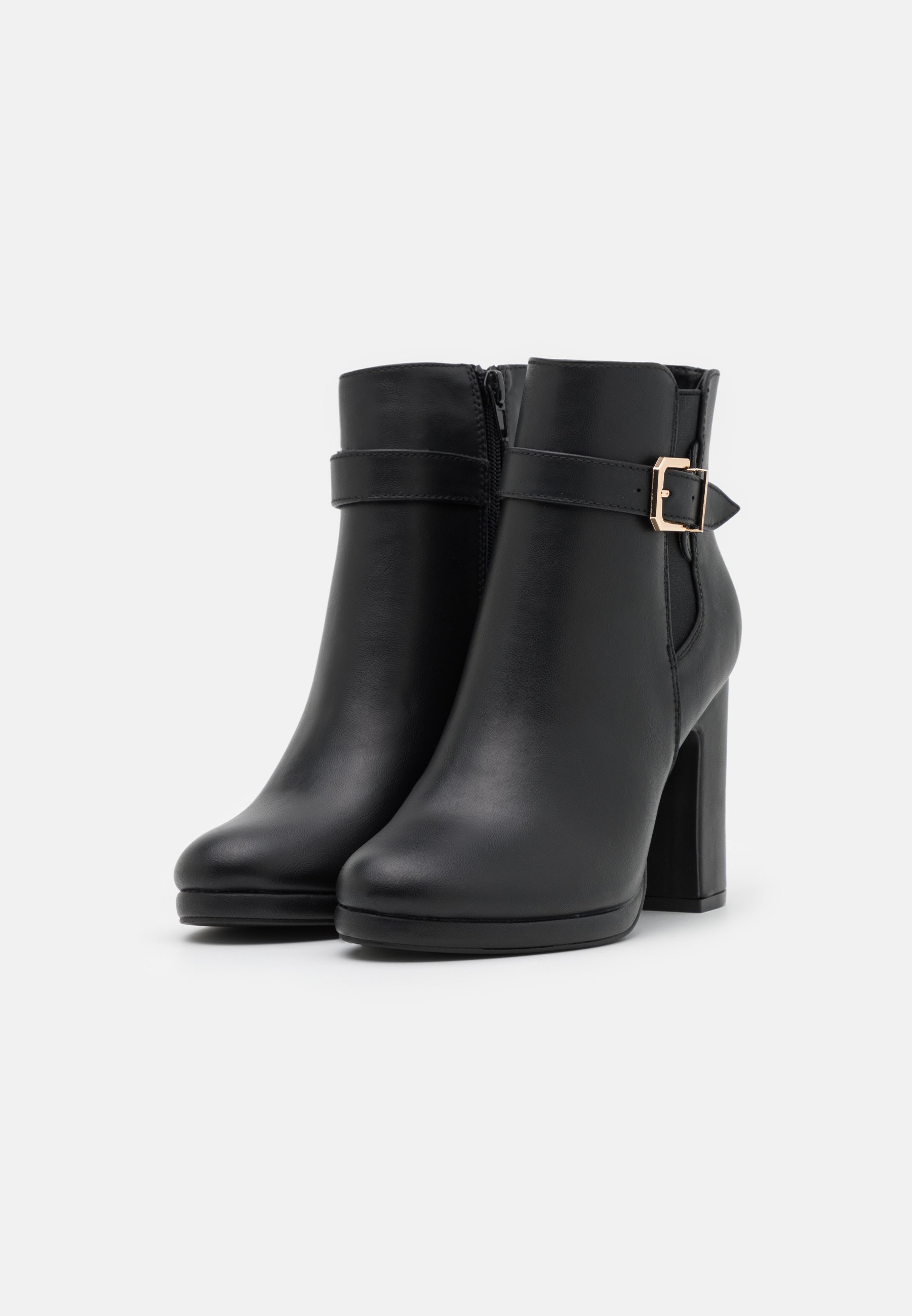 Anna Field Enkellaarsjes met hoge hak - black/Zwart - Zalando.nl