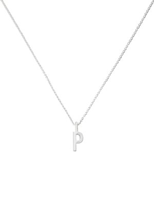 HALSKETTE MIT KLEIN INITIAL CHARM SILBER (A-Z) - Halskette - silver coloured