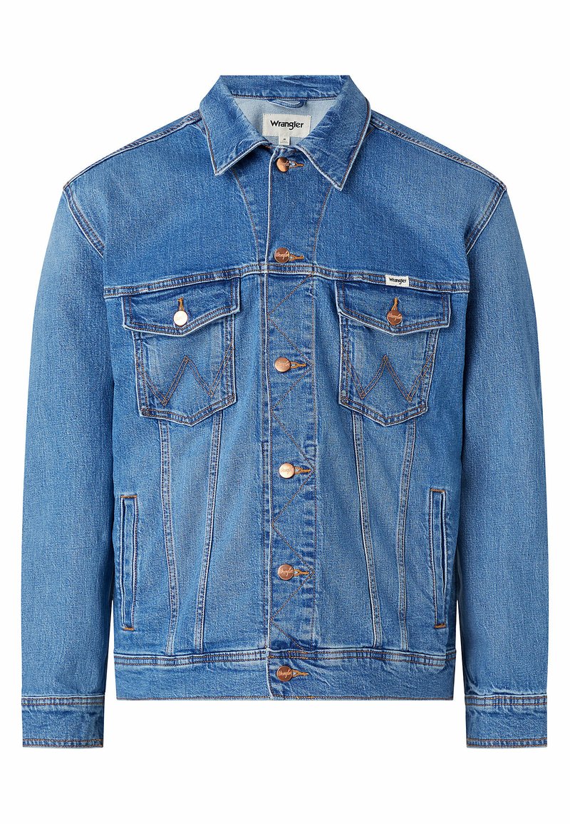 Wrangler Spijkerjas blauw denim/bluedenim Wrangler Spijkerjas blauw denim/bluedenim