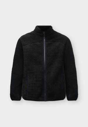 Peak Performance, SOLID HEAVY PILE JACKET - Pull polaire - black/black