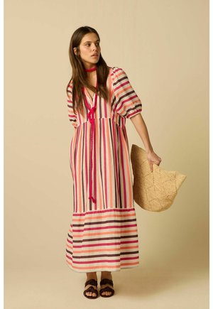 Sissy-Boy, SISSY-BOY MEHRFARBIGES MAXIKLEID MIT STREIFEN - Maxi-jurk - mehrfarbig