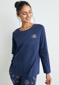 LASCANA VIVANCE DREAMS BY LASCANA VD MOON SMILE  - Nattplagg set - dark blue