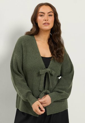 Yours Clothing, CARDIGANS - CARDIGAN - Gilet - khaki
