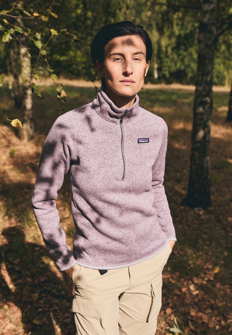 Patagonia BETTER SWEATER 1/4 ZIP - Trui - milkweed mauve