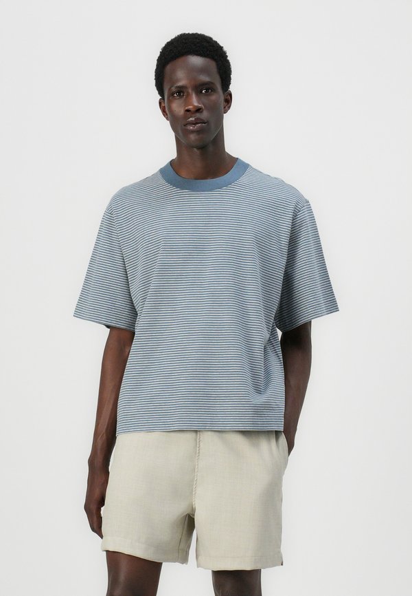 CLEAN CROP STRIPE - Print T-shirt4