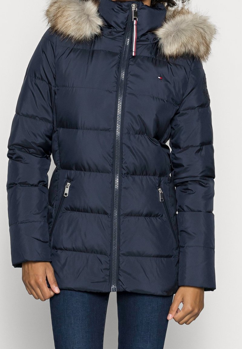 Tommy Hilfiger Abrigo de plumas - blue