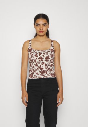 Abercrombie & Fitch BARE SLIM - Débardeur - brown