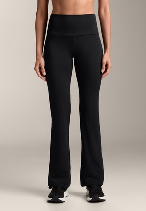 HIGH-RISE COMFORT FLARE - Broek - black