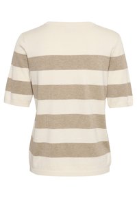 Kaffe Camiseta estampada - mottled brown
