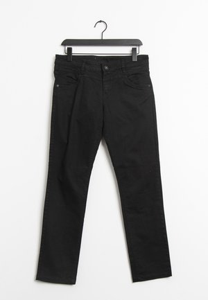Straight leg jeans - black