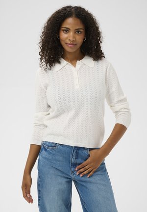 LENIA PULLOVER - Pólóing - chalk