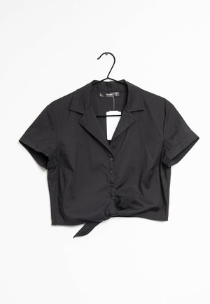 Overhemdblouse - black