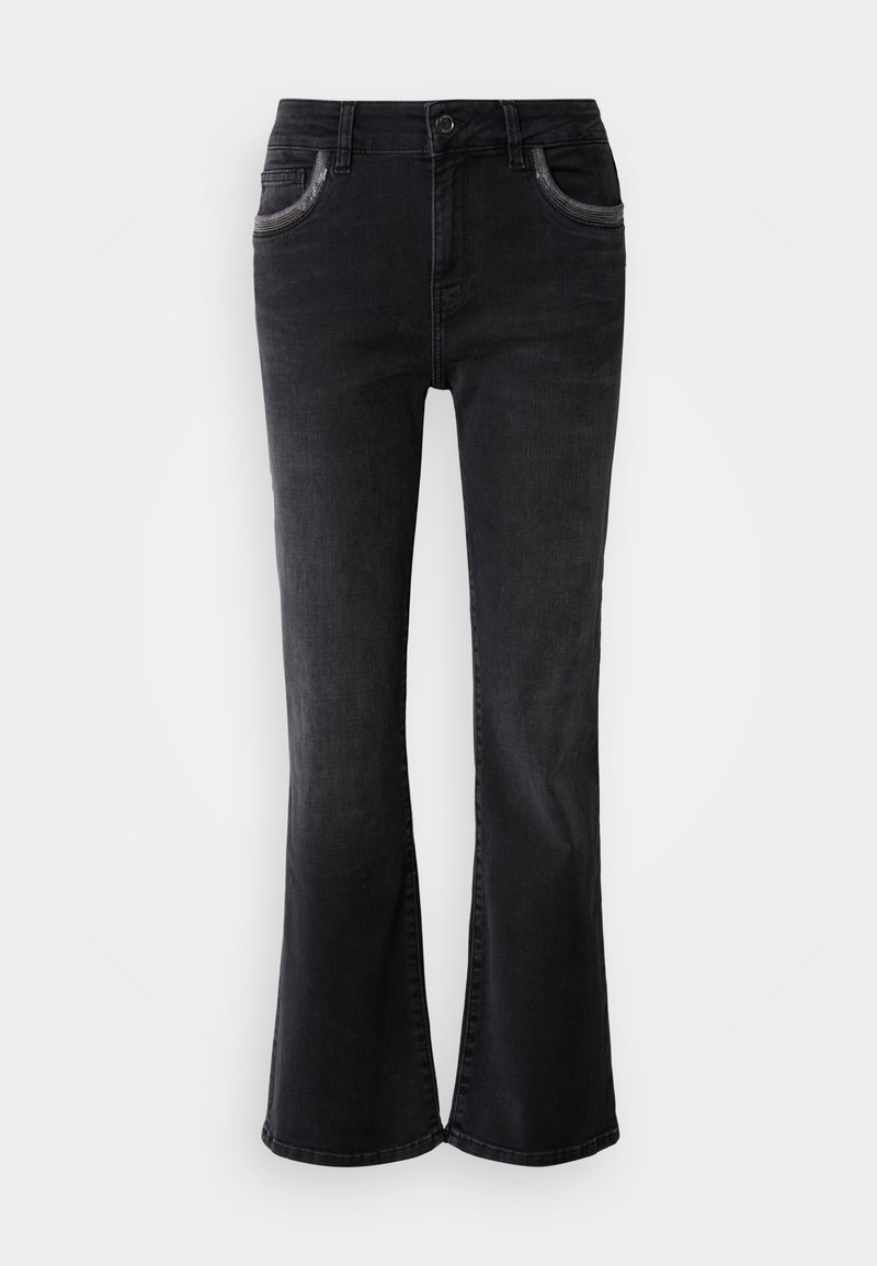 MOS MOSH Flared Jeans donkergrijs MOS MOSH Flared Jeans donkergrijs