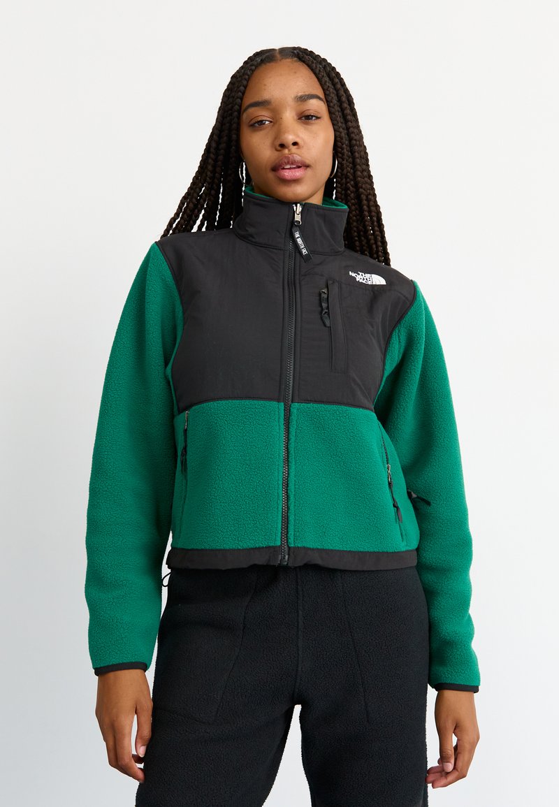 The North Face W RETRO DENALI JACKET - Giacca in pile - evergreen/black
