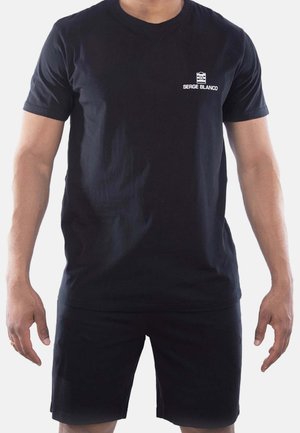 COL ROND WEST SET - Pyjama - noir