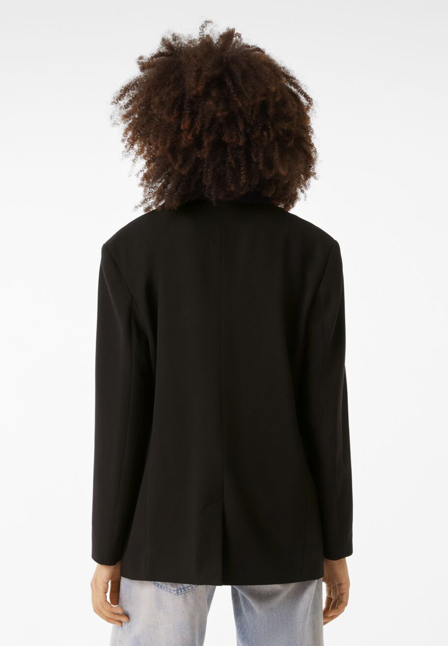 Bershka FEMININE CUT - Blazer - black/zwart - Zalando.nl