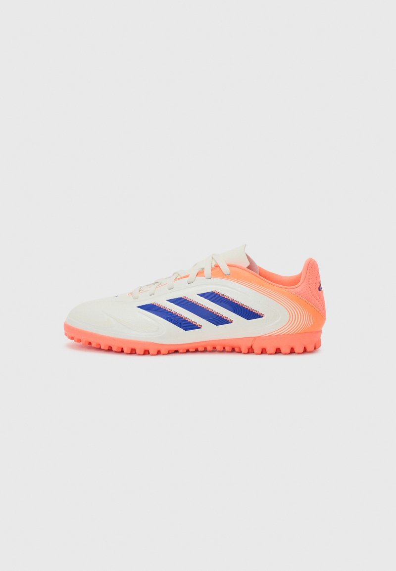 adidas Performance COPA PURE UNISEX - Műfüves pályára készült futballcipő - off white/lucid blue/signal coral