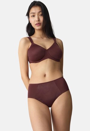 Triumph, ESSENTIAL MINIMIZER - бикини тип "хипстър" - velvet chocolate