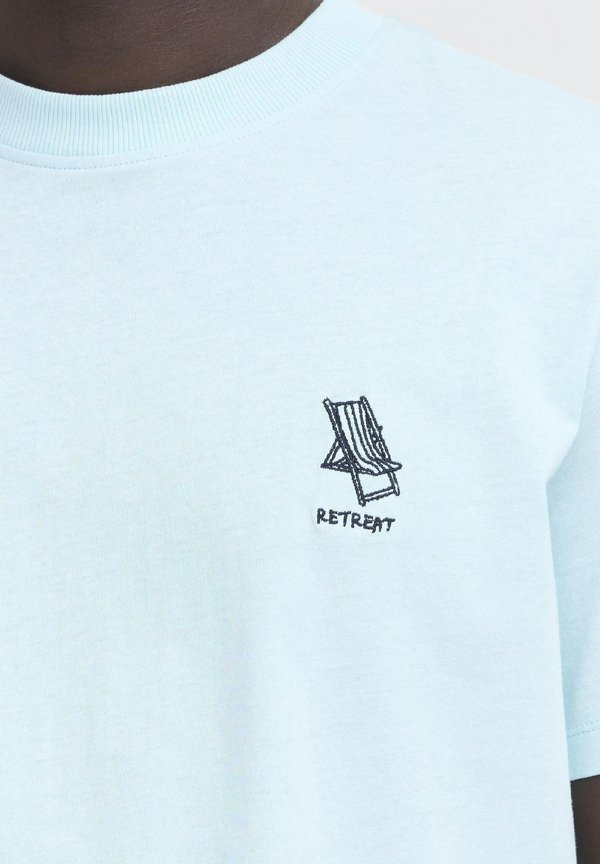 BHJEPPE - Print T-shirt - iced aqua3