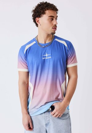 Project X Paris, T-SHIRT MANCHES COURTES DÉGRADÉ. - Camiseta estampada - bleu outremer profond