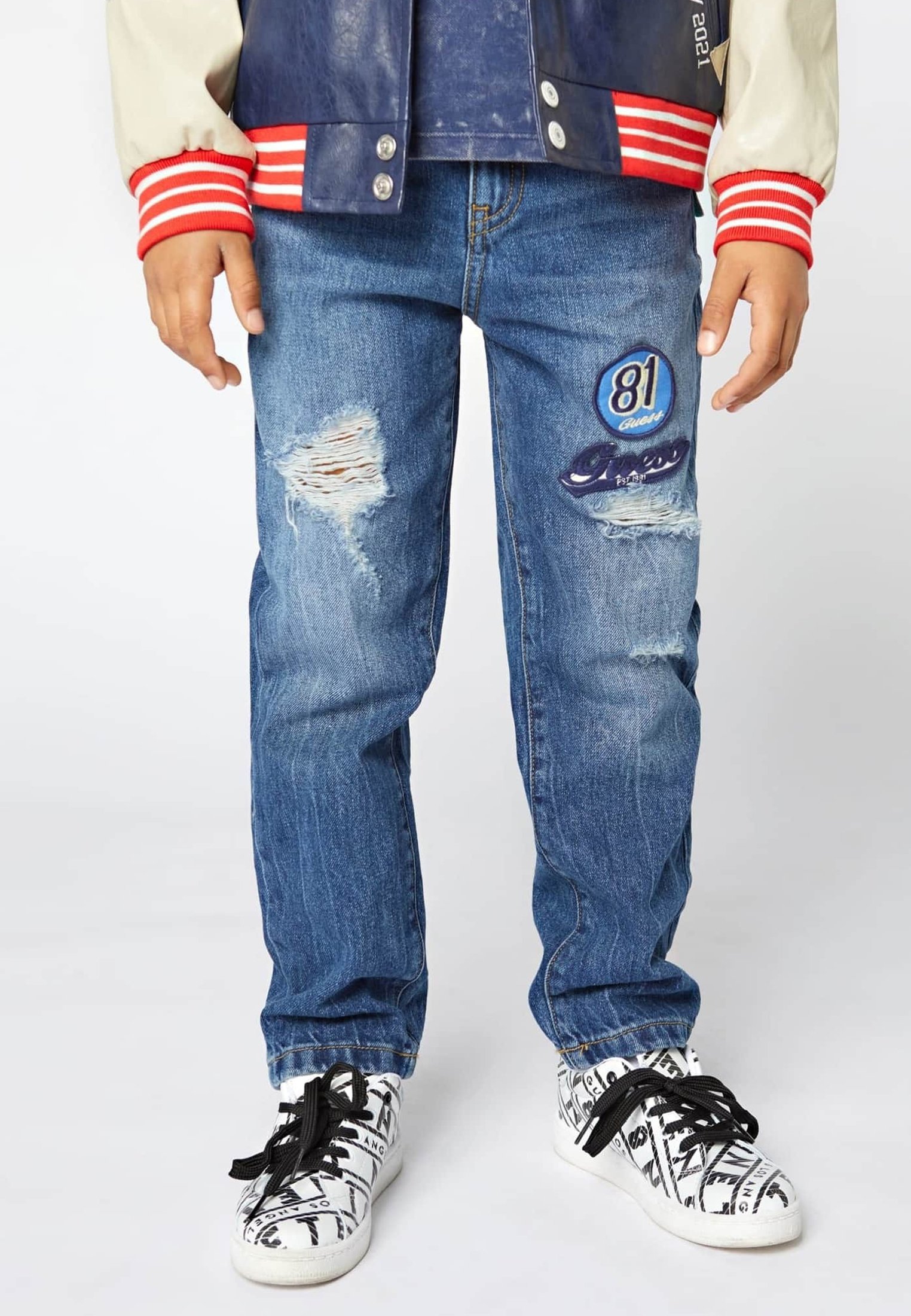 Guess Jeans a sigaretta - dunkelblau/blu denim - Zalando.it