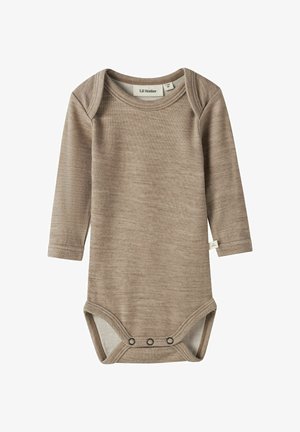 Lil' Atelier, ROMPER LONG SLEEVED UNISEX - Body - sepia tint