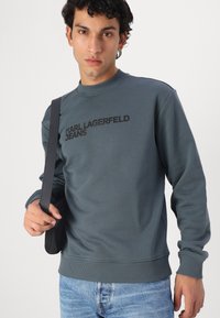 Karl Lagerfeld Jeans ESSENTIAL LOGO - Melegítőfelső - dark slate