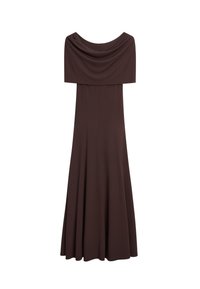 LONG STRAPLESS - Etuikjole - dark brown