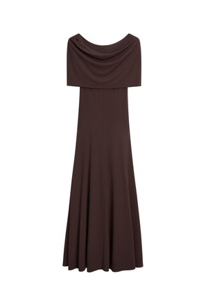 Massimo Dutti STRAPLESS - Etuikleid - dark brown