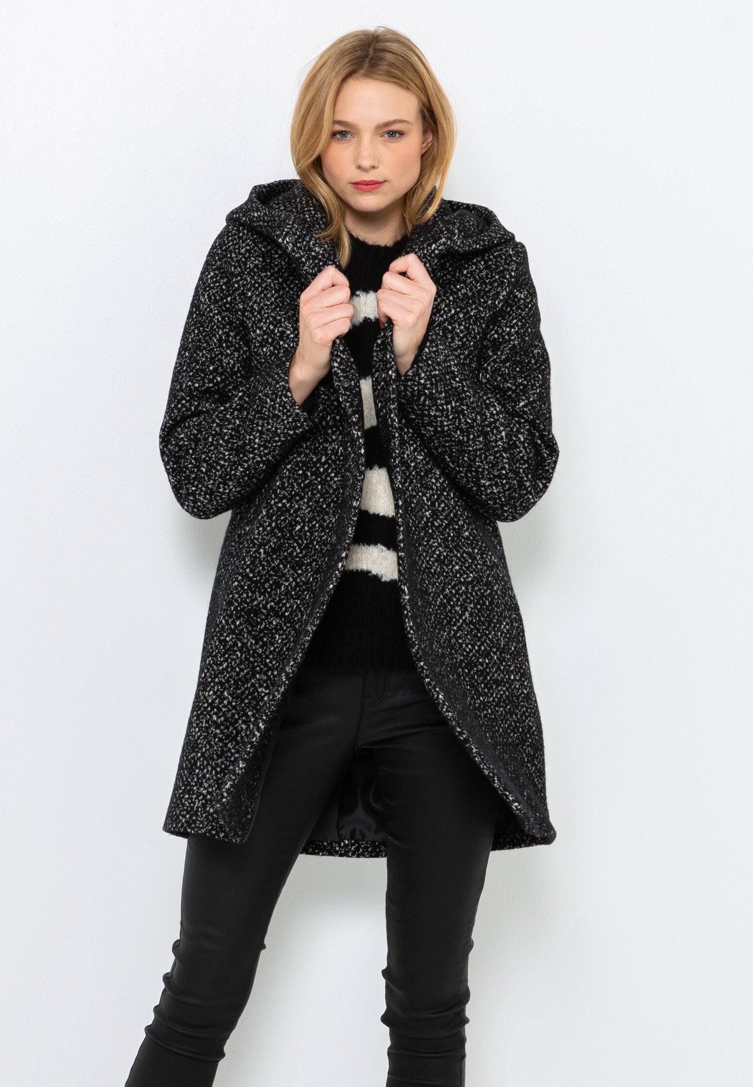 Camaïeu Manteau classique dark grayanthraciteanthracite Camaïeu Manteau classique dark grayanthraciteanthracite
