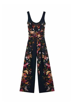 Reiss, REGULAR FIT - CLARA | NYBG PRINTED WIDE-LEG JUMPSUIT - Overal - navy