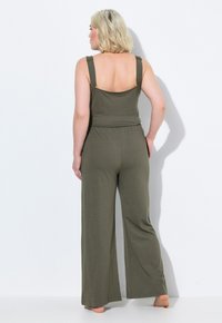 Ulla Popken Jumpsuit - olive grey