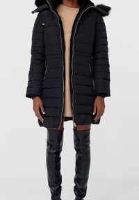 Stradivarius Wintermantel - black