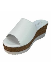 Cinzia Soft Ciabattine con tacco - off white